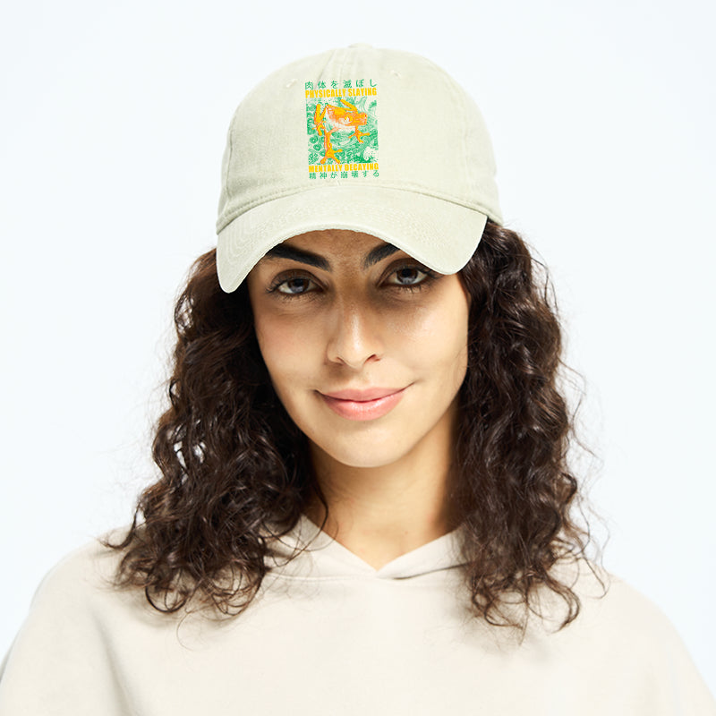 Physically Slaying Mentally Decaying Washed Cap