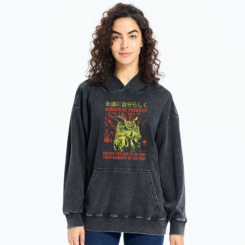Always Be Yourself Japanese Washed Hoodie
