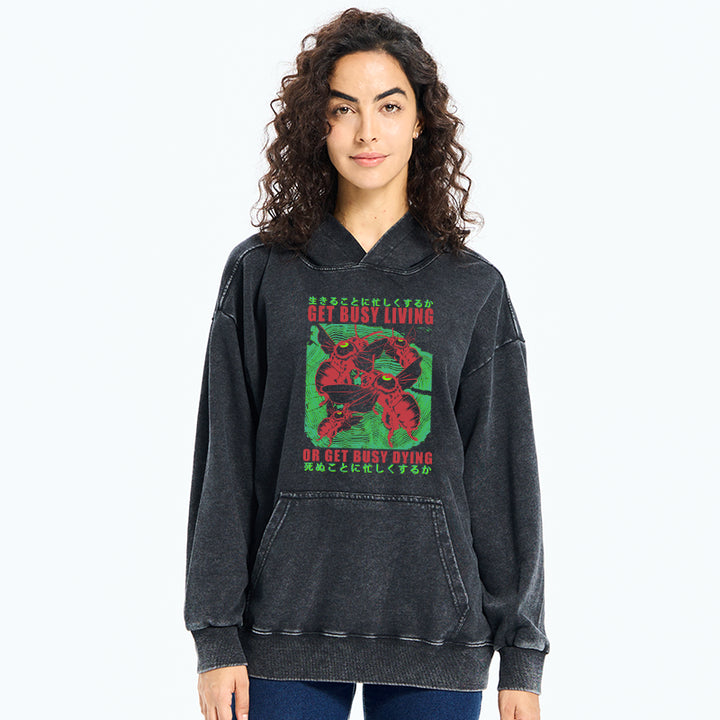 Busy Bee Japanese Washed Hoodie