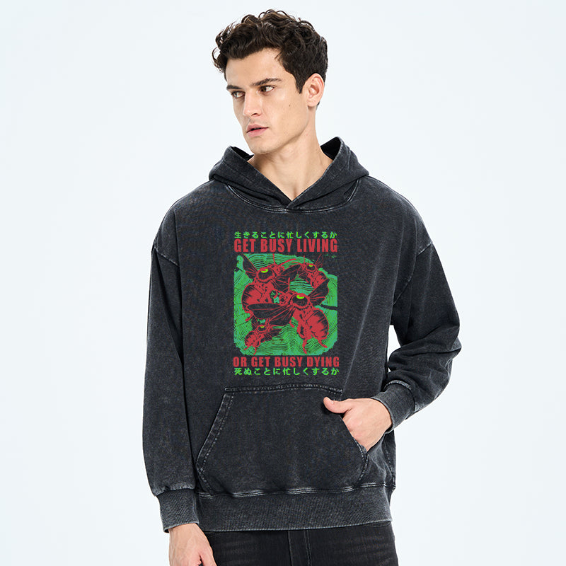 Busy Bee Japanese Washed Hoodie