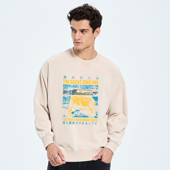Silent Frog Japanese Washed Sweatshirt