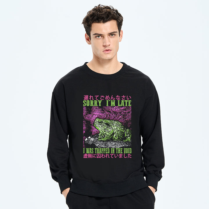 A Frog In Distress Japanese Sweatshirt