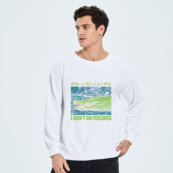 An Emotionless Crocodile Sweatshirt
