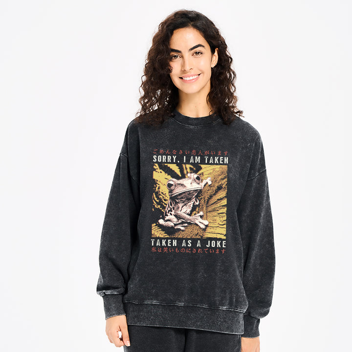 The Tragic Frog Japanese Washed Sweatshirt
