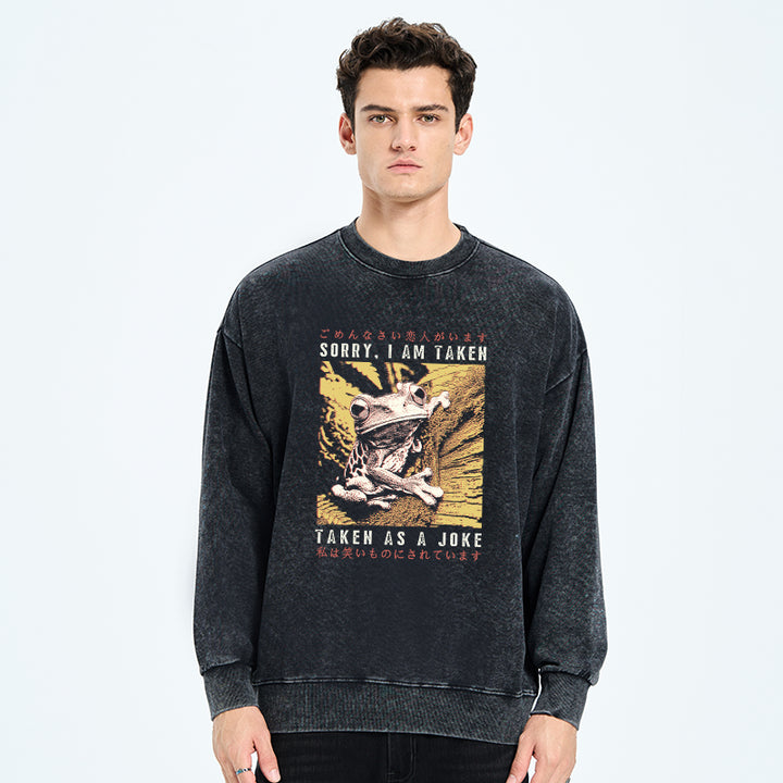 The Tragic Frog Japanese Washed Sweatshirt