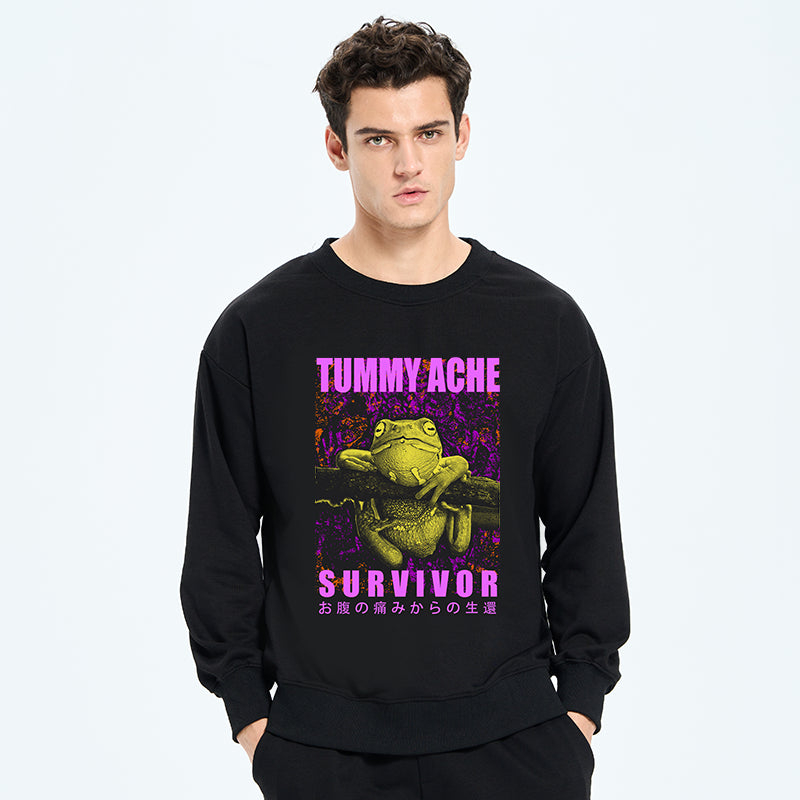 A Frog With Stomachache Sweatshirt