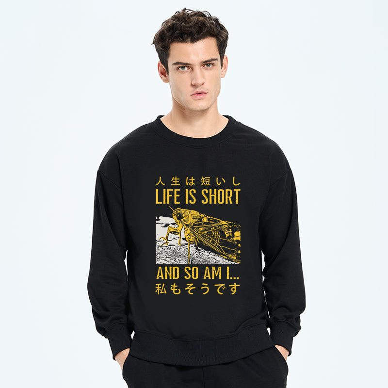 A Grasshopper With A Short Life Sweatshirt
