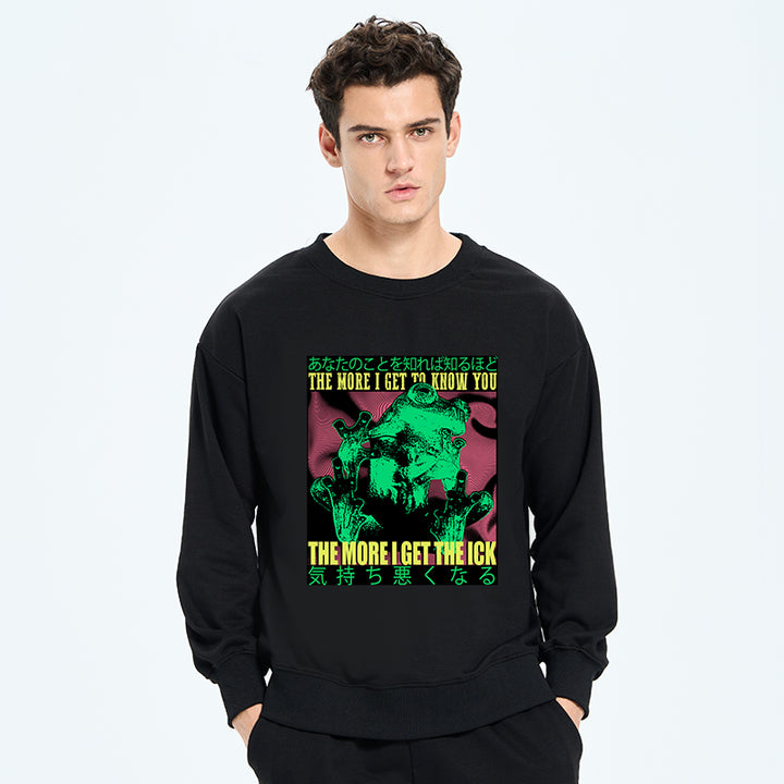 Scary Frog Japanese Sweatshirt