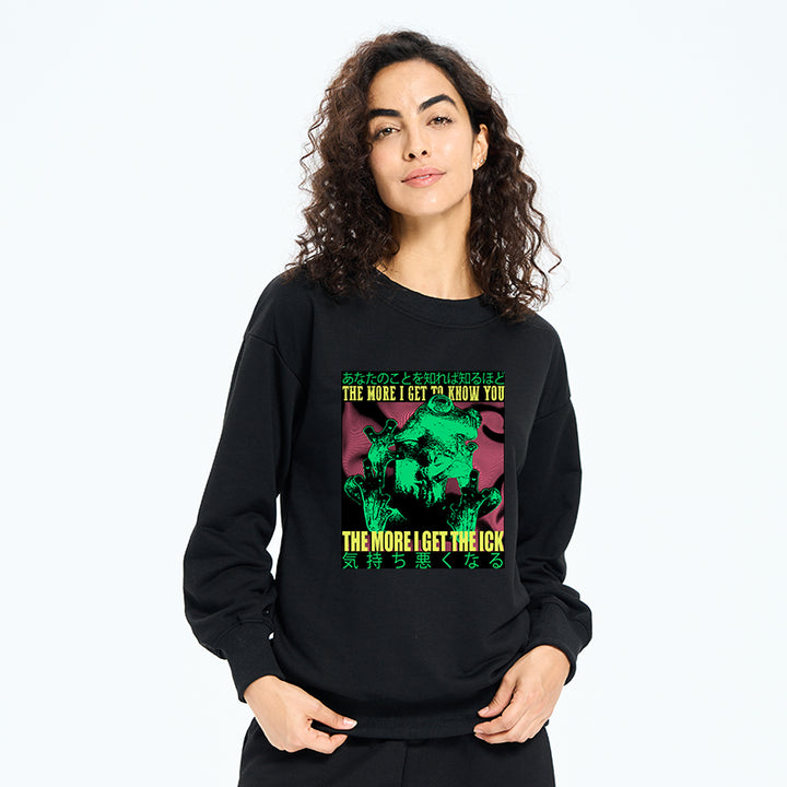 Scary Frog Japanese Sweatshirt