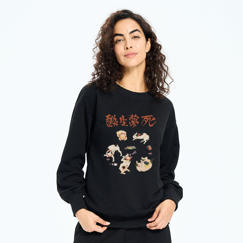 Drunken Cats Sweatshirt