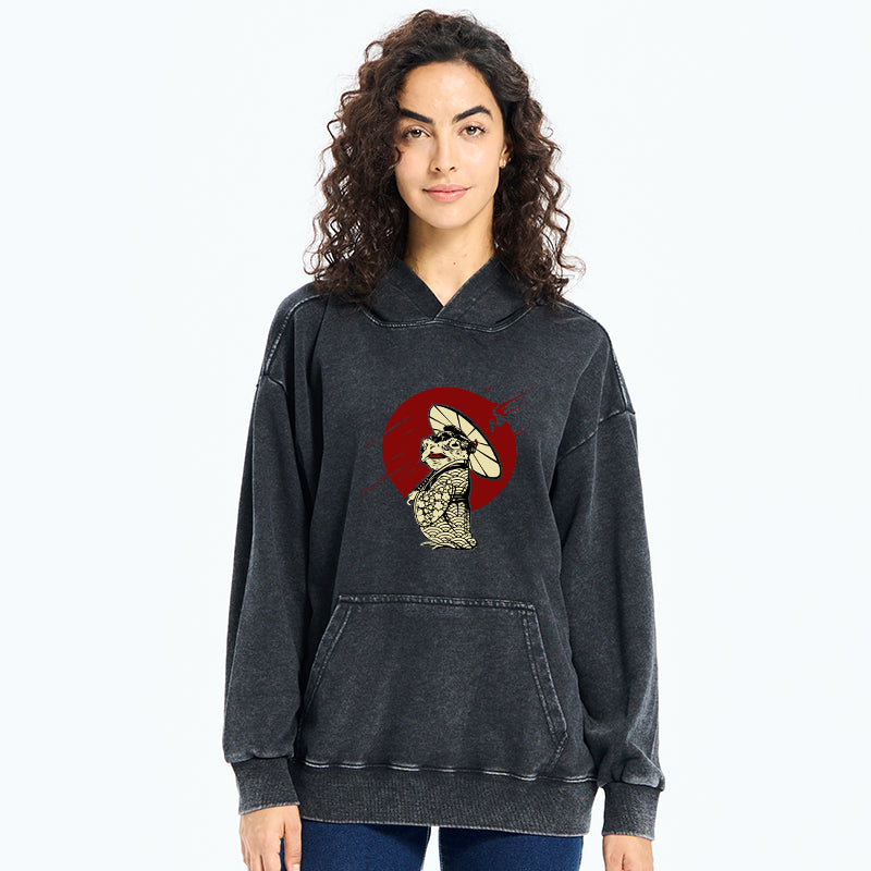 Frog Monster Washed Hoodie