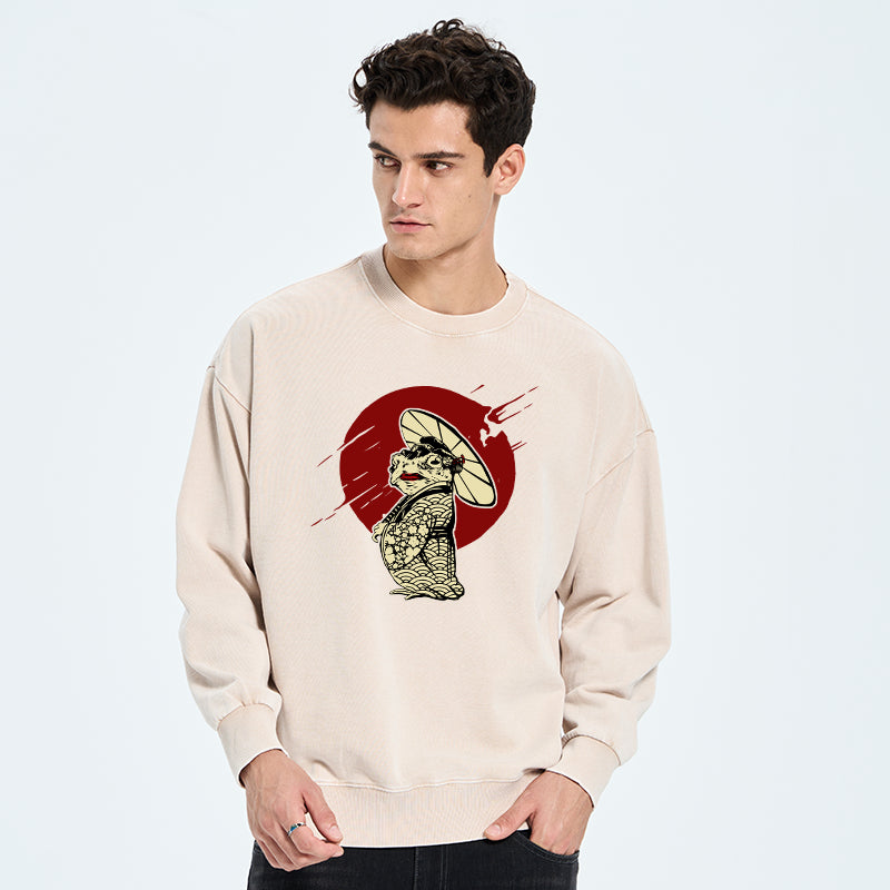 Frog Monster Washed Sweatshirt