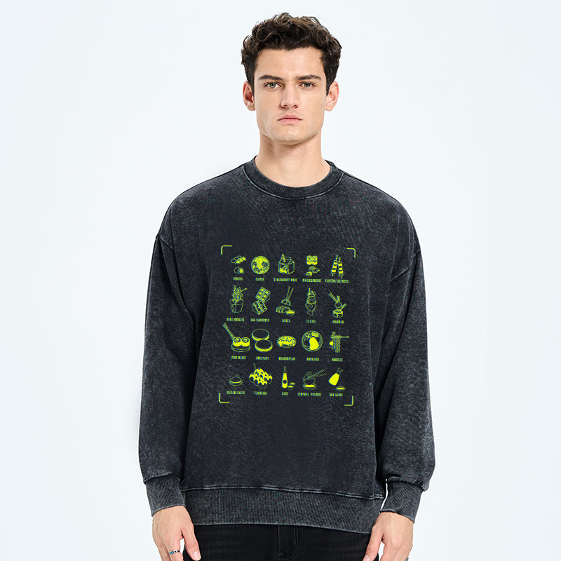 Tokyo Cuisine Washed Sweatshirt