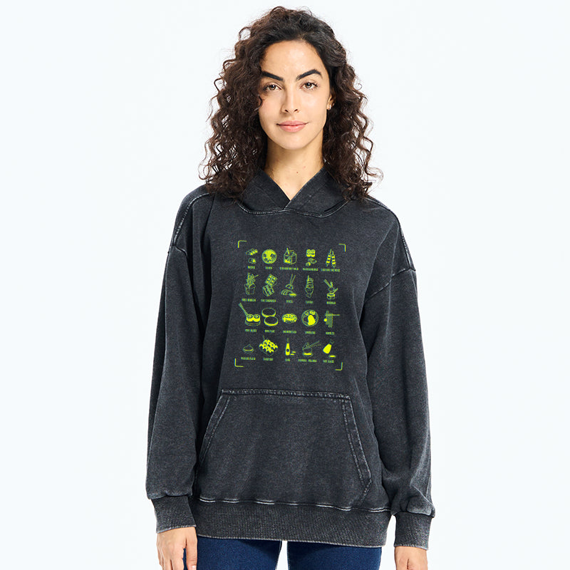 Tokyo Cuisine Washed Hoodie