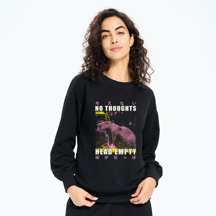 No Thoughts Head Empty Sweatshirt