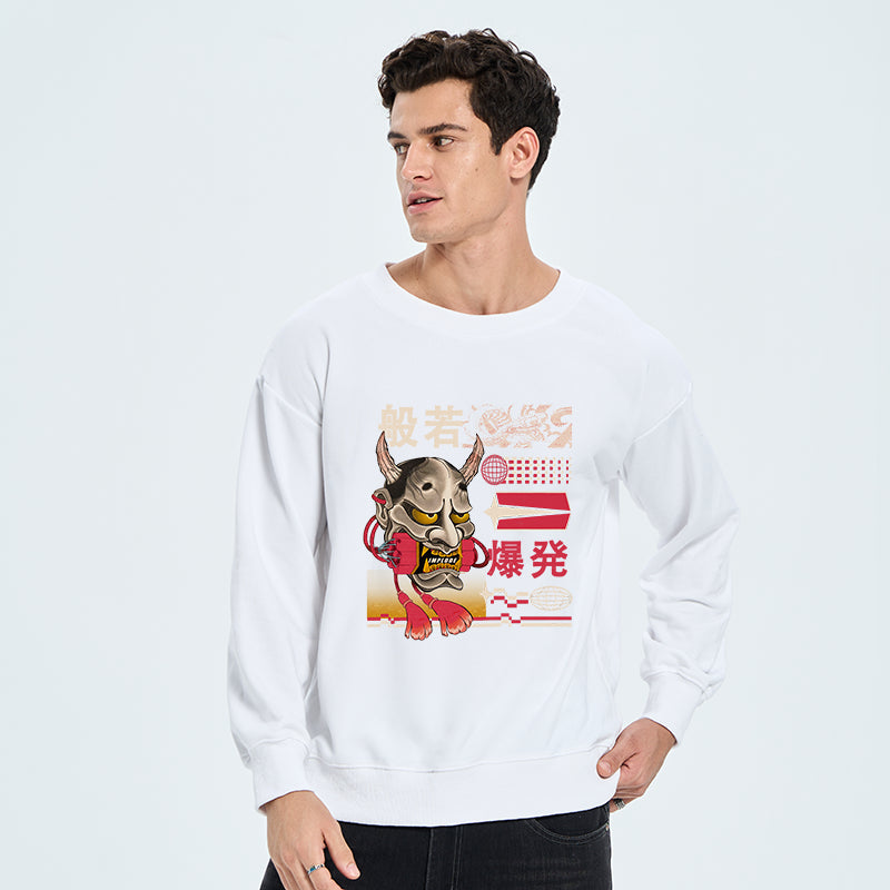 Hannya Mask Japanese Sweatshirt