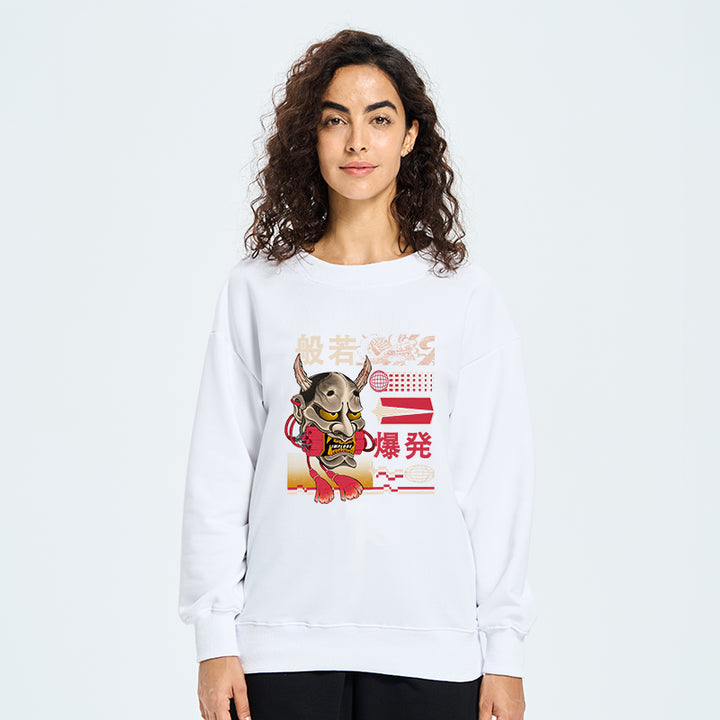 Hannya Mask Japanese Sweatshirt