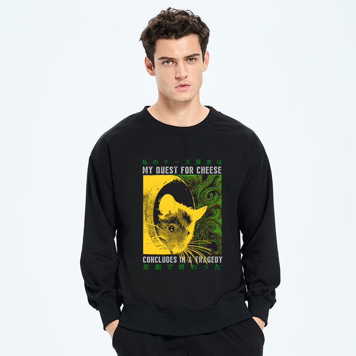 Mouse Has A Passion For Cheese Sweatshirt