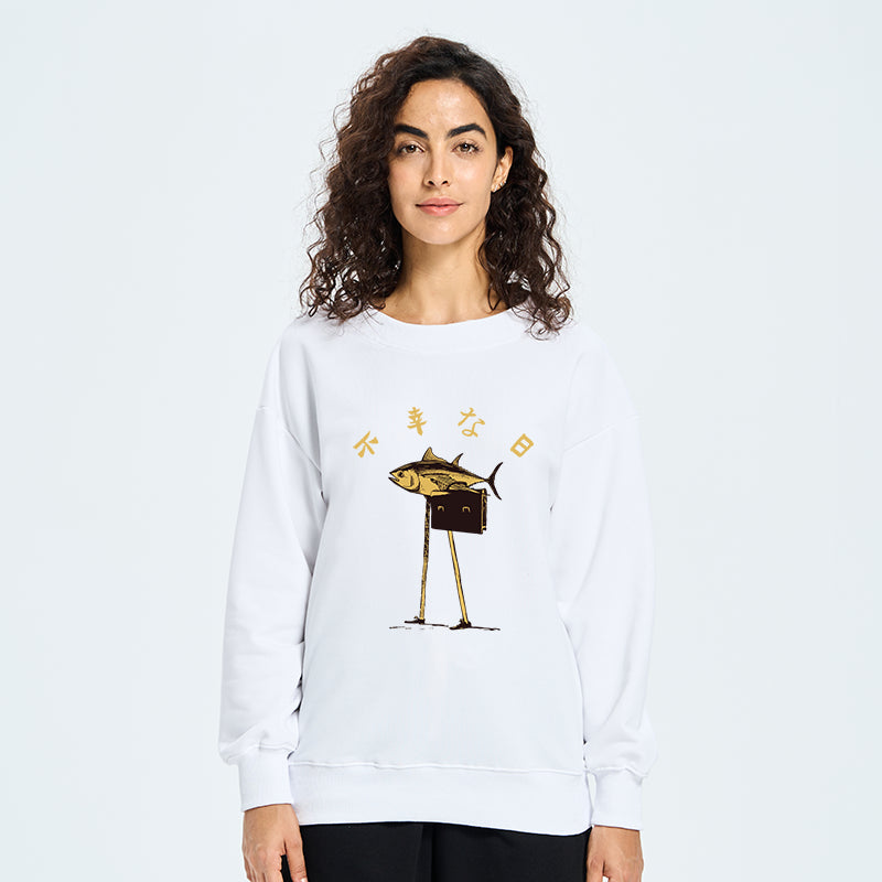 Unlucky Fish Japanese Sweatshirt