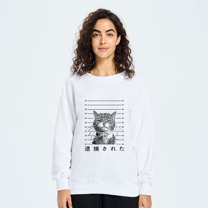 Cat That Was Arrested Sweatshirt