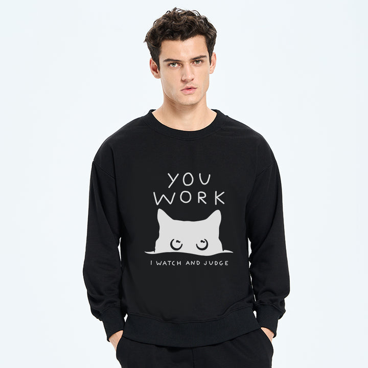 A Cat That Spies Sweatshirt