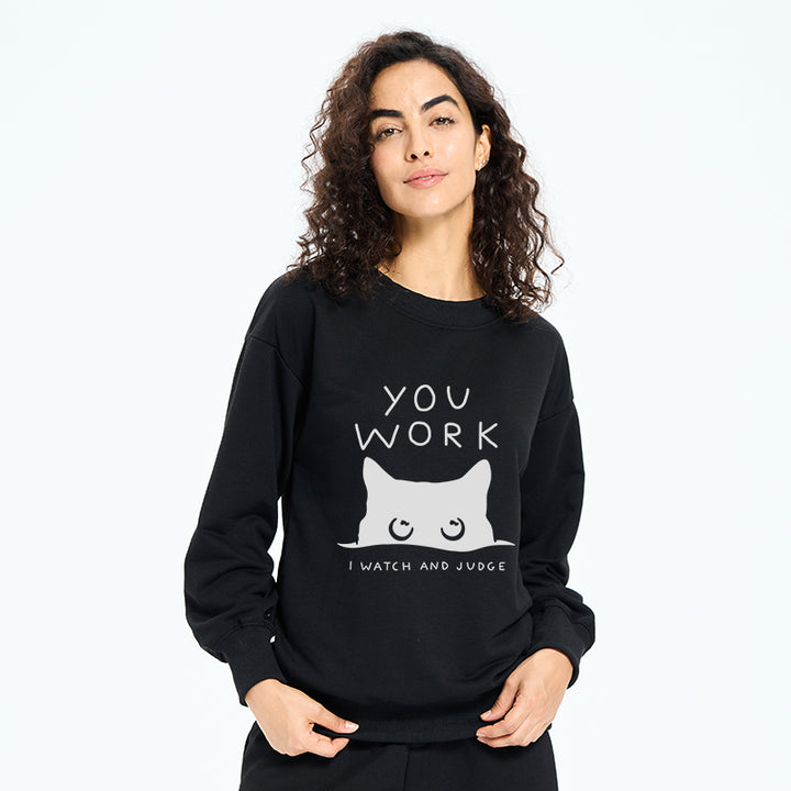 A Cat That Spies Sweatshirt