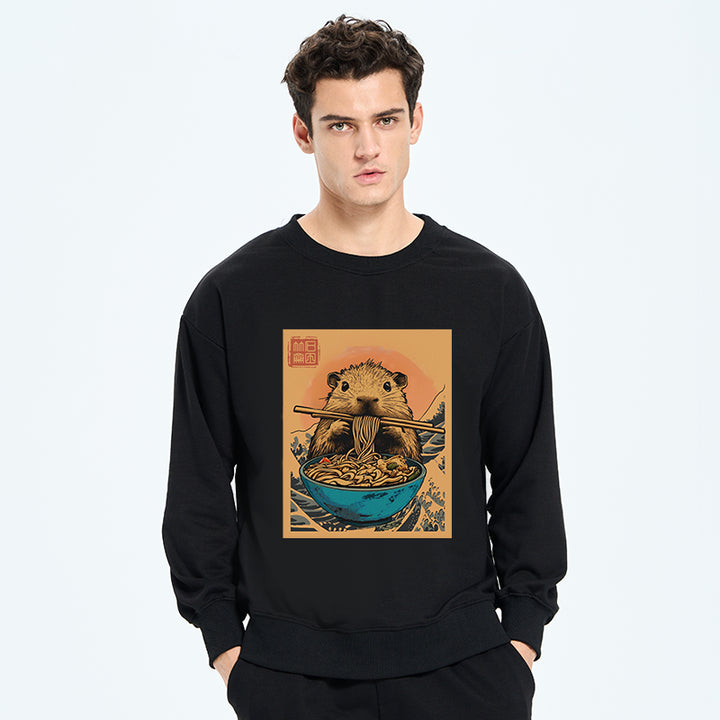 Opossum Eats Ramen Sweatshirt