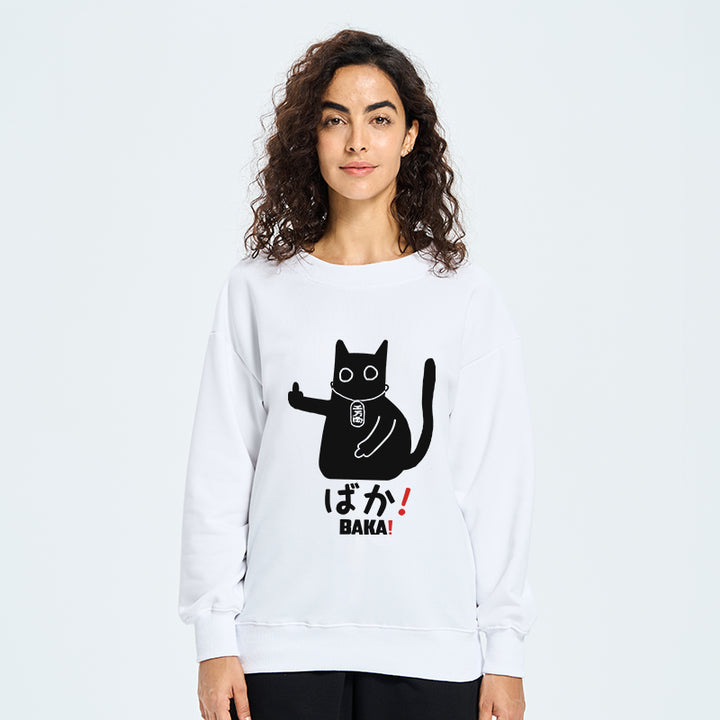 Japanese Baka Cat Sweatshirt