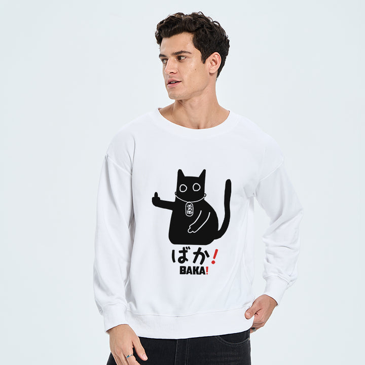 Japanese Baka Cat Sweatshirt
