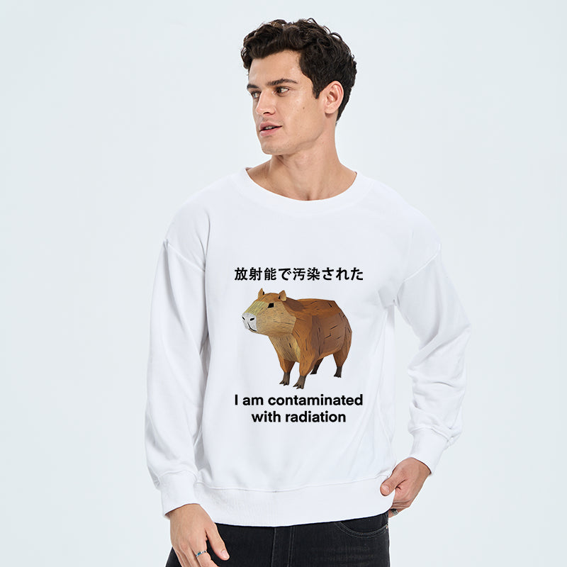 Capybara Contaminated By Radiation Sweatshirt