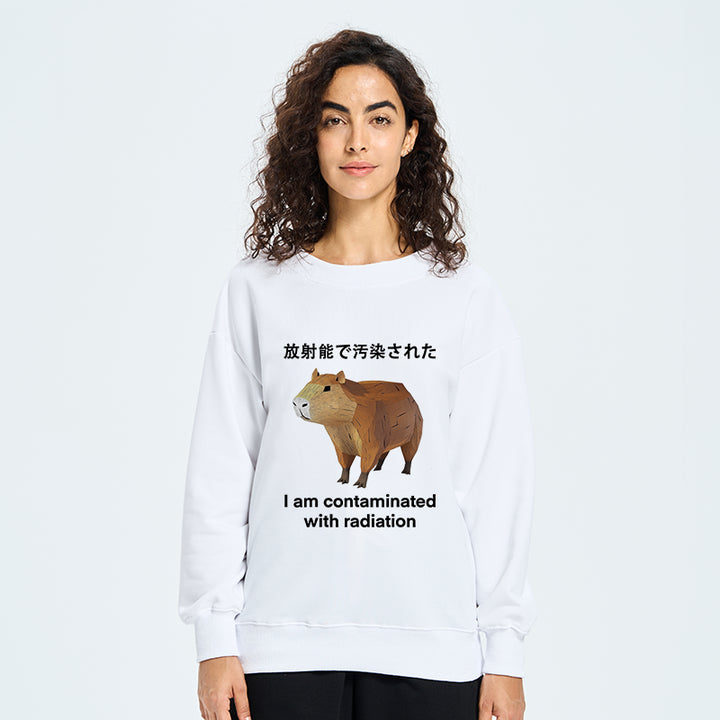 Capybara Contaminated By Radiation Sweatshirt