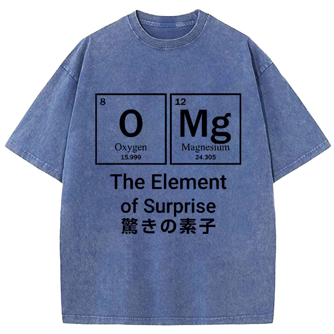 The Element of Surprise Washed Crew Neck T-shirt