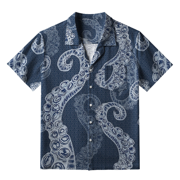 Octopus Tentacles Japanese Aloha Hawaiian Shirt