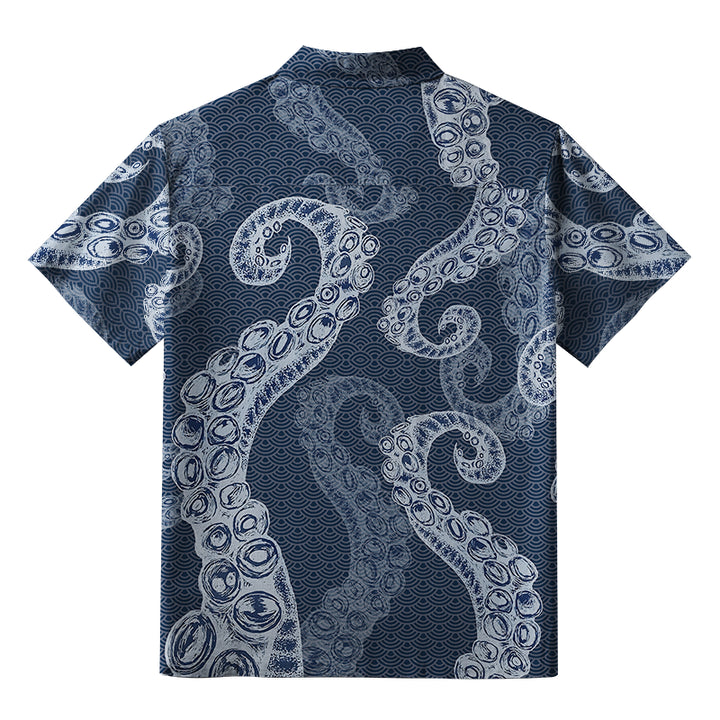 Octopus Tentacles Japanese Aloha Hawaiian Shirt