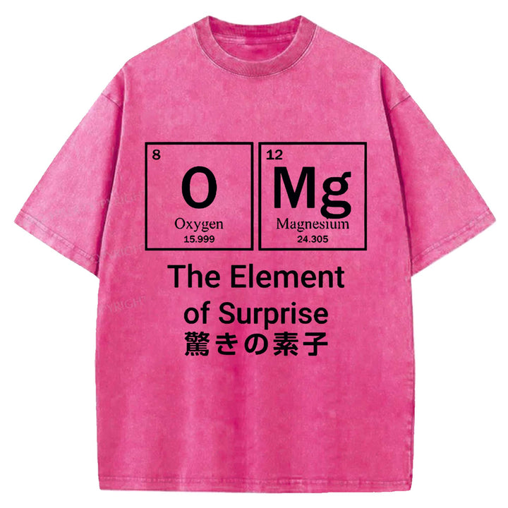 The Element of Surprise Washed Crew Neck T-shirt