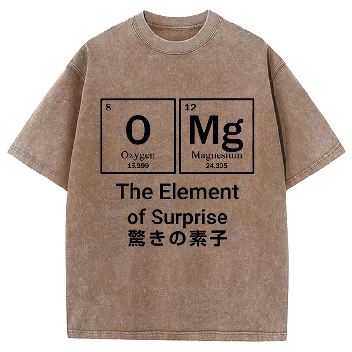 The Element of Surprise Washed Crew Neck T-shirt