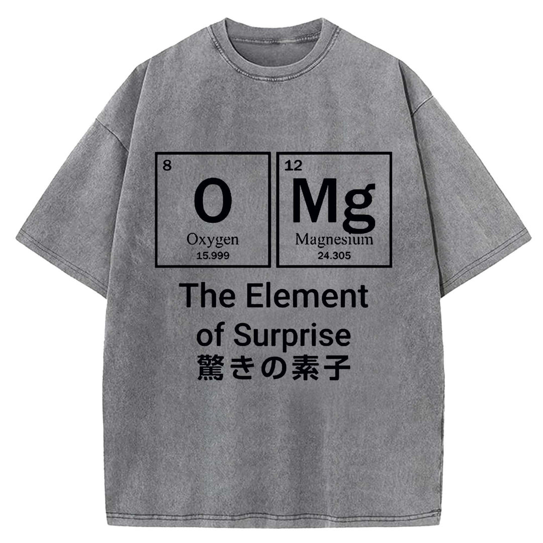 The Element of Surprise Washed Crew Neck T-shirt