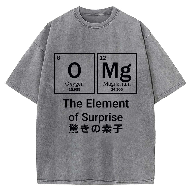 The Element of Surprise Washed Crew Neck T-shirt