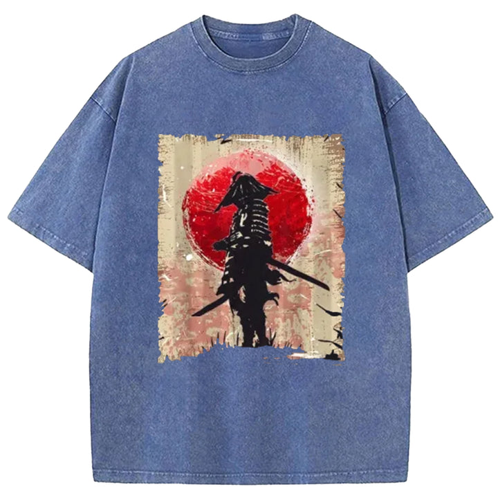Samurai Washed Crew Neck T-Shirt