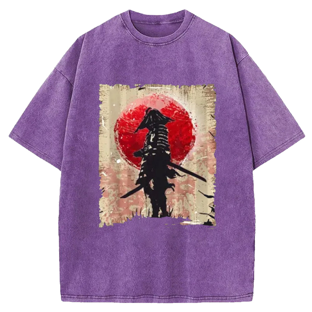 Samurai Washed Crew Neck T-Shirt