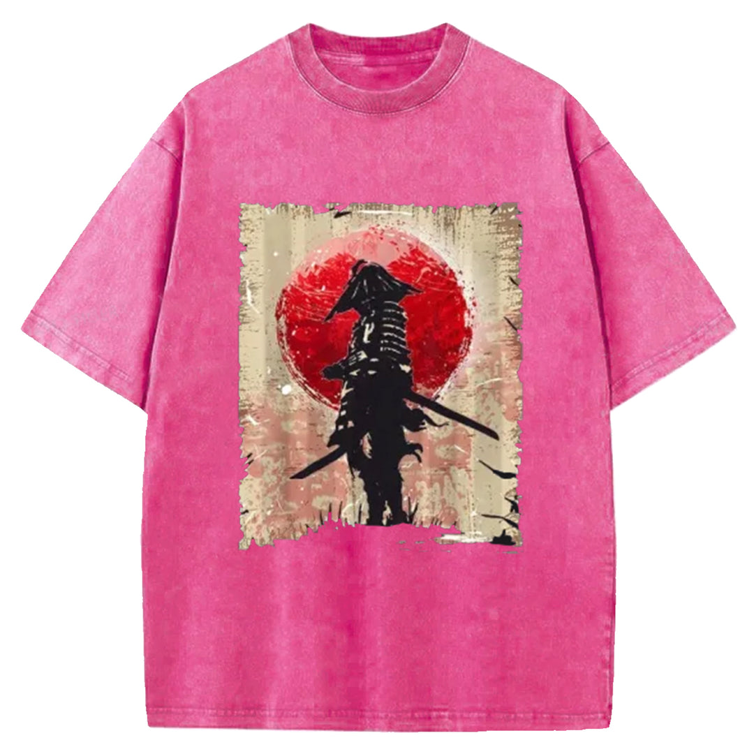 Samurai Washed Crew Neck T-Shirt