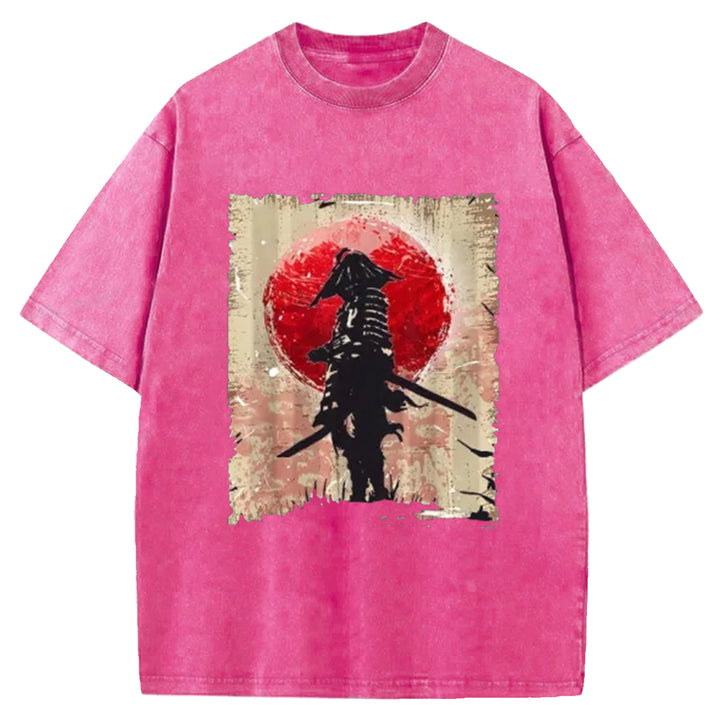 Samurai Washed Crew Neck T-Shirt