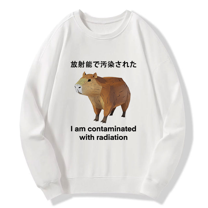Capybara Contaminated By Radiation Sweatshirt