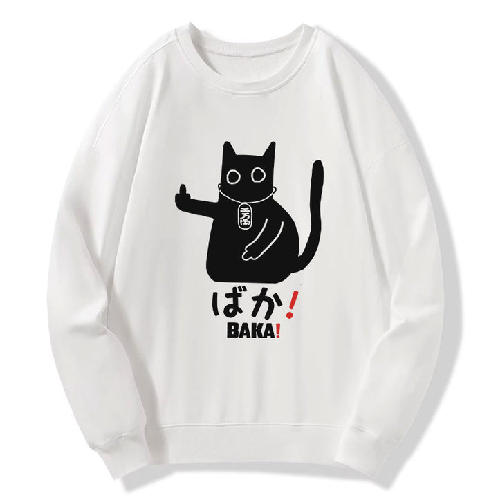 Japanese Baka Cat Sweatshirt