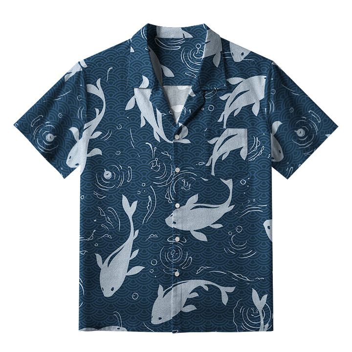 Playful Dolphins In Waves Aloha Hawaiian Shirt