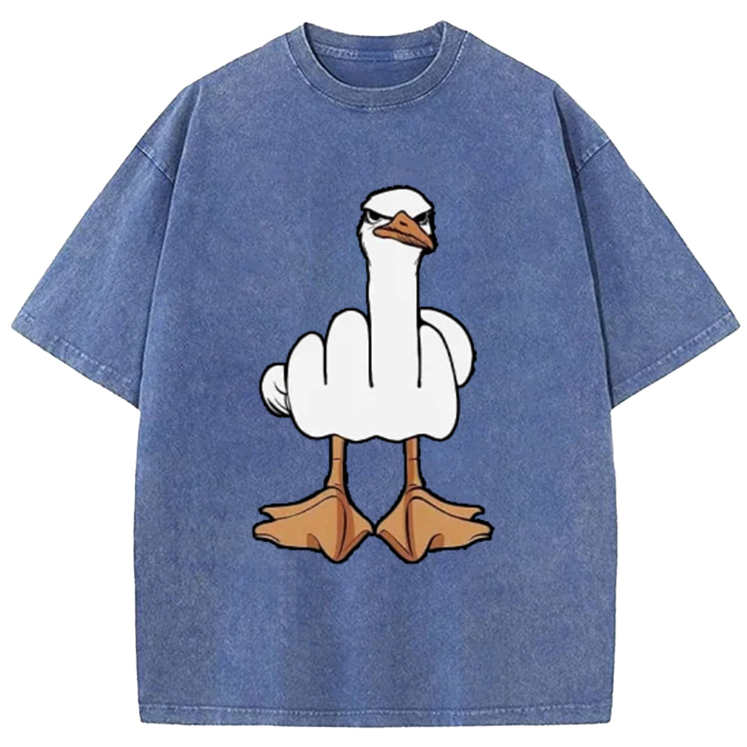 Duck You Washed Crew Neck T-Shirt