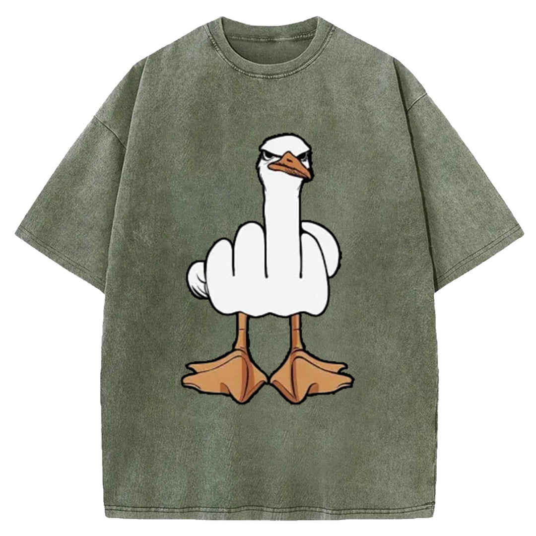 Duck You Washed Crew Neck T-Shirt