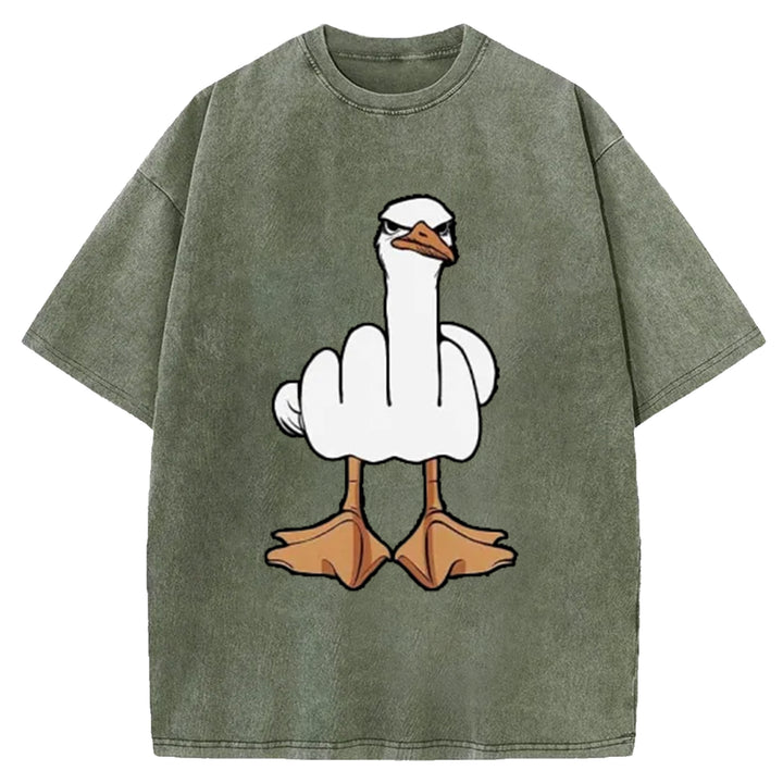 Duck You Washed Crew Neck T-Shirt
