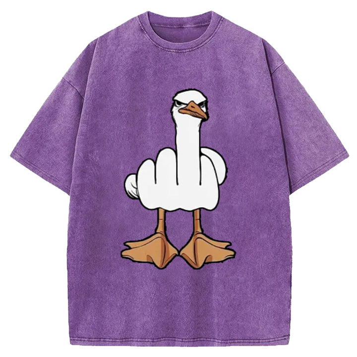 Duck You Washed Crew Neck T-Shirt