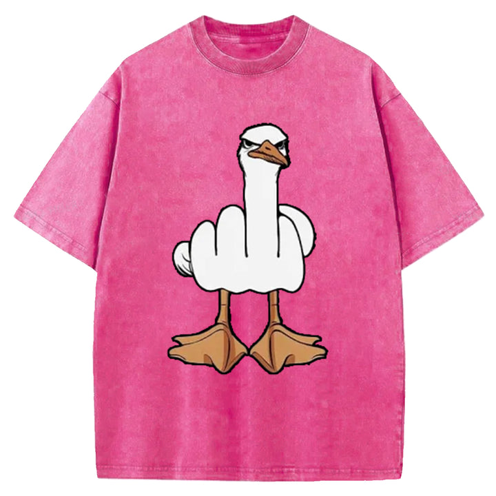 Duck You Washed Crew Neck T-Shirt